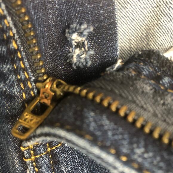 Vintage Lee Women's Bootcut Leg Mid-Rise Blue Jeans Denim Size 10 Short 5-Pocket - Picture 4 of 8